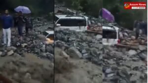 Pictures of devastation in Chamoli: SUV stuck in debris, life shattered in a moment!