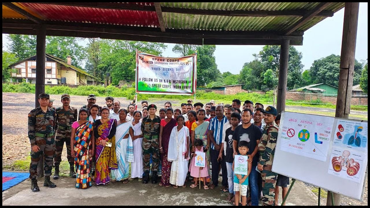Indian Army created new history in Assam, warned 340 people about respiratory diseases!