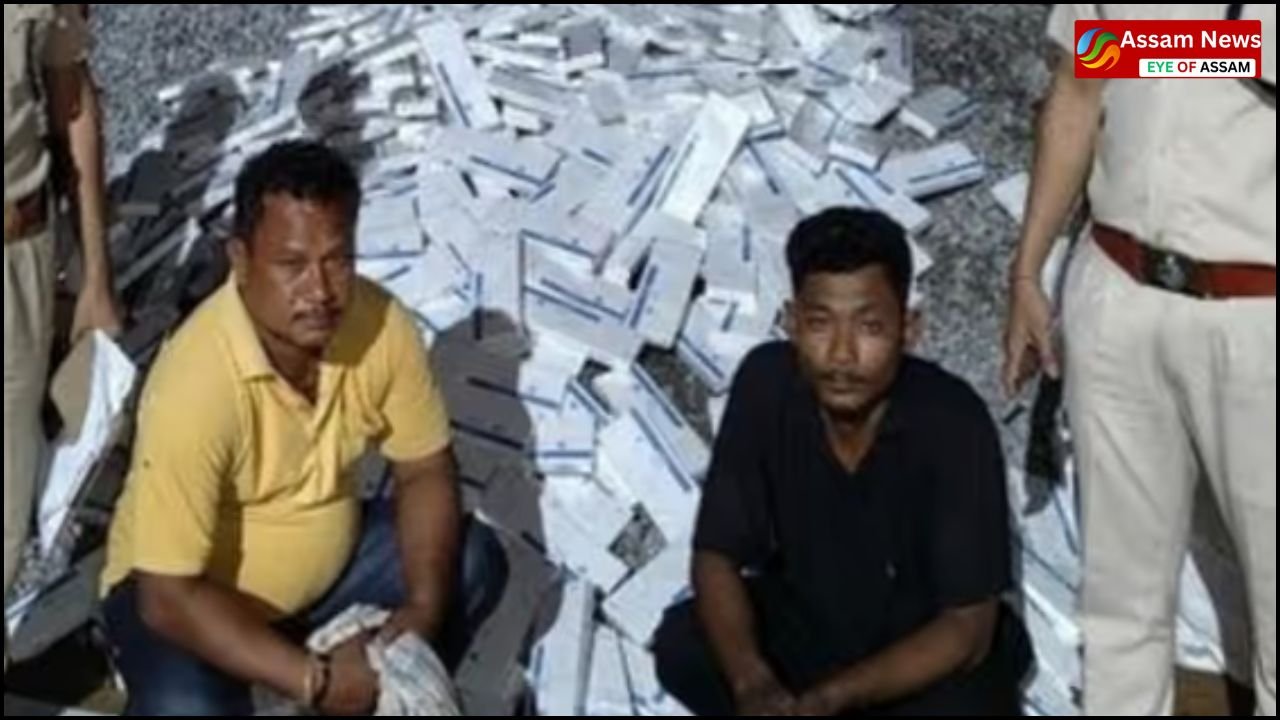 Smuggling racket busted in Guwahati with truck carrying foreign cigarettes, police made huge recovery