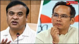 Controversy over sending Gaurav Gogoi abroad, Himanta Biswa Sarma raised the issue of security
