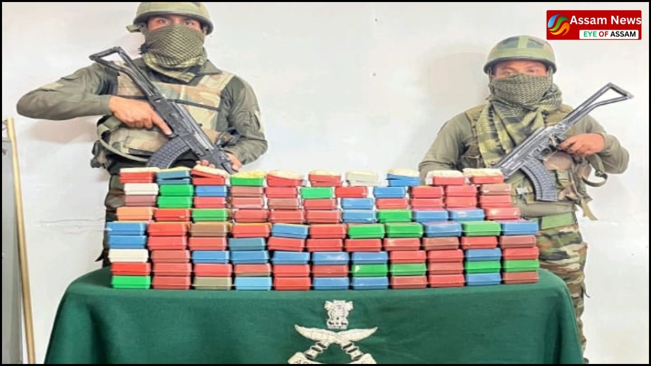 Strict action by Assam Rifles, drugs worth crores found in Kelkang!