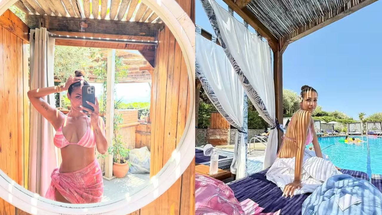 Malaika Arora is holidaying with Arhaan! She wreaked havoc in pink bikini