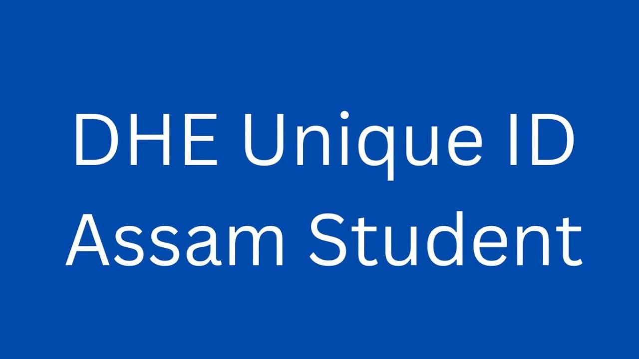 DHE Assam Student Unique ID: Password for online admission becomes unique ID, know how to get it and why it is important