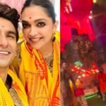 Ranveer Singh Dance Video: Ranveer-Deepika's royal glimpse at Ambani family's Ganpati festival, fans said - couple descended from heaven