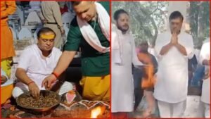 Himanta Biswa Sarma visited the Navrayani Shila Temple in Haridwar and sought blessings on Pitru Amavasya.