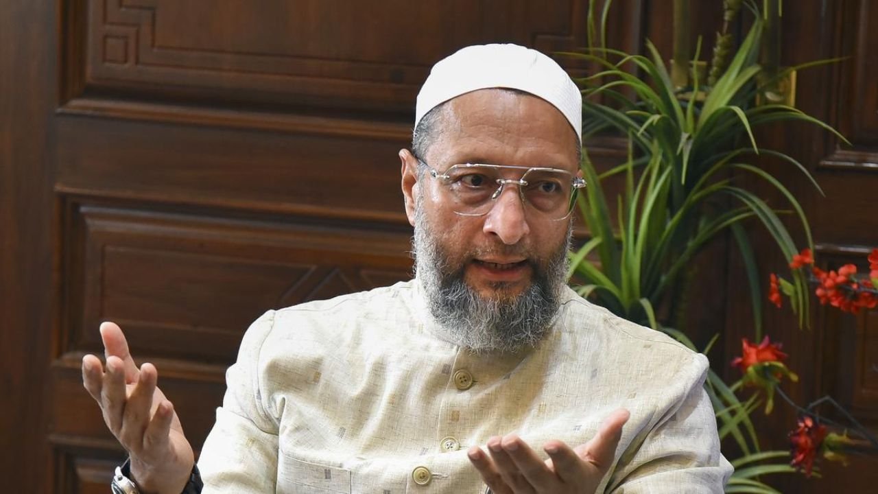 Asaduddin Owaisi attacked BJP Assam's AI post, calling Hindutva an election gimmick.