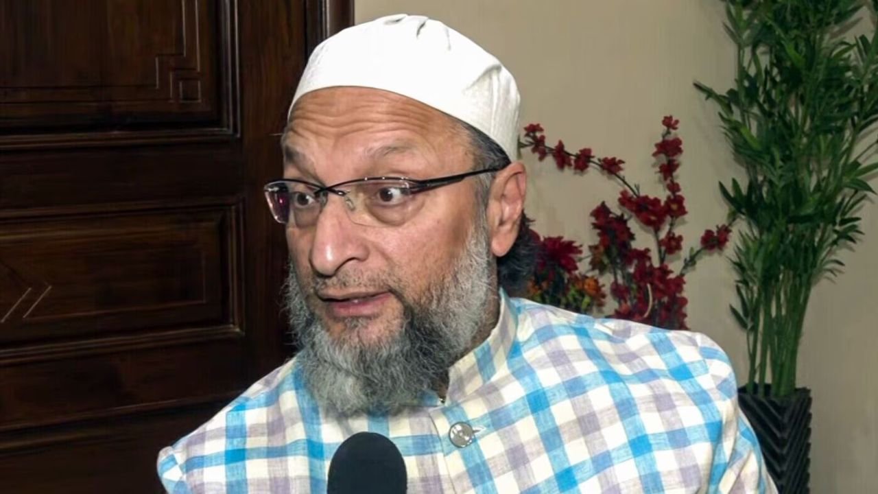 Asaduddin Owaisi attacked BJP Assam's AI post, calling Hindutva an election gimmick.