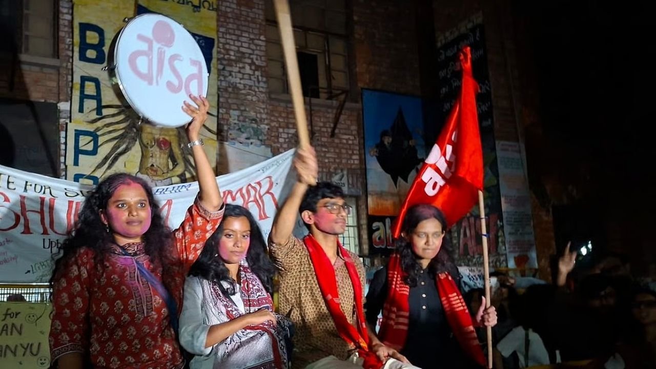JNU Students Election 2025: Left United dominates, captures all four seats, Aditi Mishra becomes president