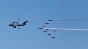 Assam: The sky becomes a battlefield on Air Force Day! The Suryakiran team will perform amazing stunts.