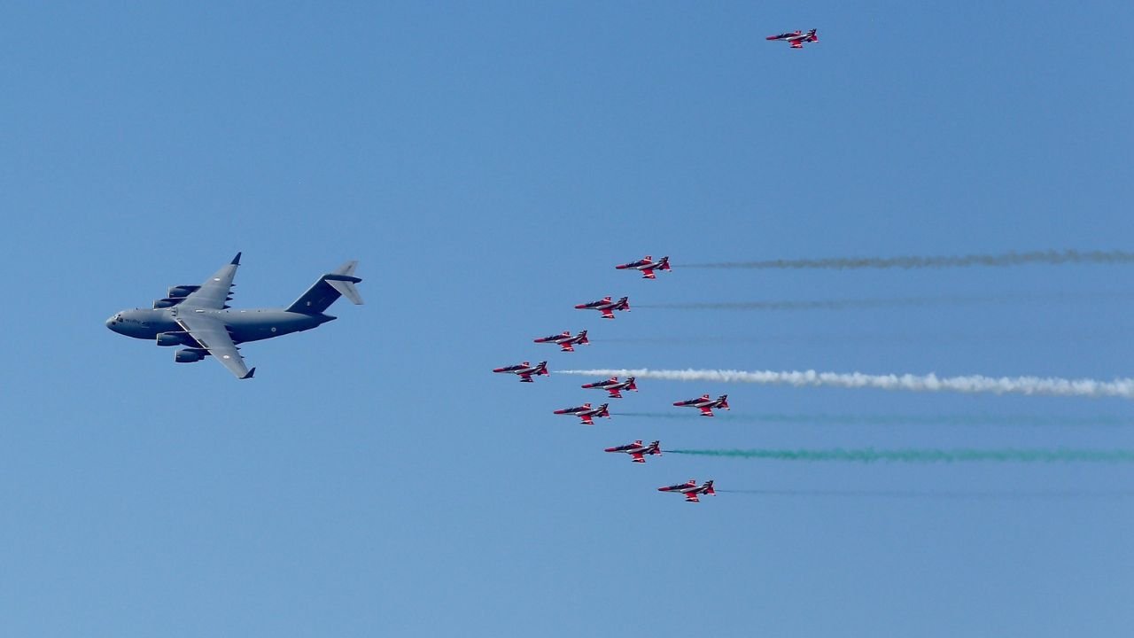Assam: The sky becomes a battlefield on Air Force Day! The Suryakiran team will perform amazing stunts.