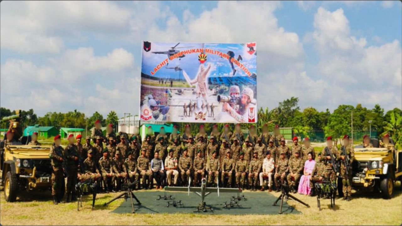 Assam: Lachit Borphukan base in Dhubri, Assam, under the 4th Corps, with 1200-1500 troops, strengthens border security.