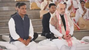 Assam News: Amit Shah inaugurates Batadrava police station, pledges to free Assam from illegal immigration.
