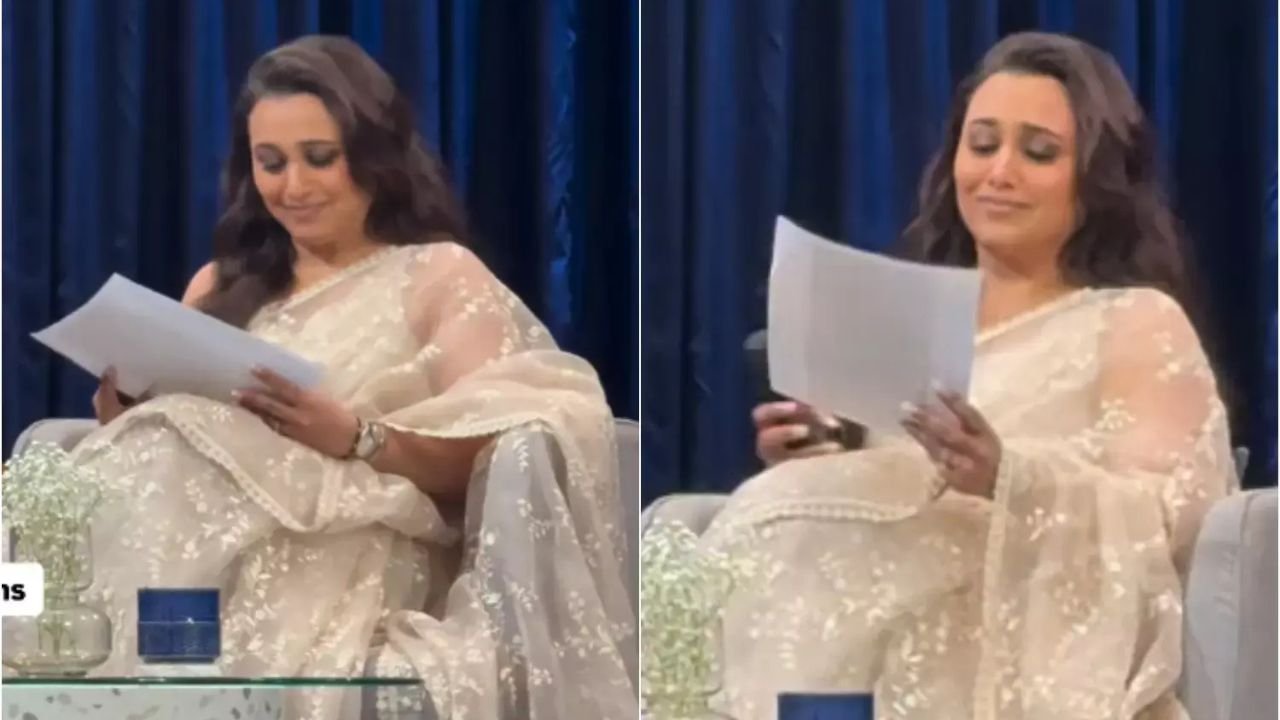 Rani Mukerji Gets Emotional at 30 Year Celebration After Adira’s Heartfelt Letter