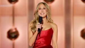 Nikki Glaser's sharp jabs at Hollywood's biggest stars cause a stir at the ceremony.