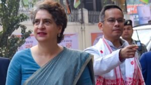 Priyanka Gandhi Slams Assam CM for Dragging Gaurav Gogoi’s Family into Political Attacks