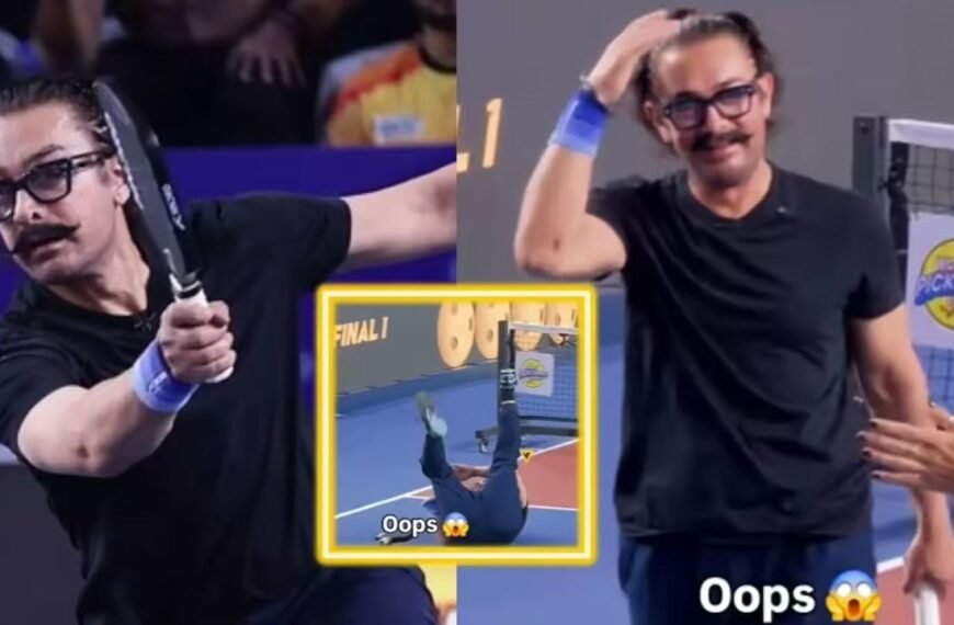 Aamir Khan’s Shocking Fall During Pickleball Match Leaves Fans Amazed at His Fitness
