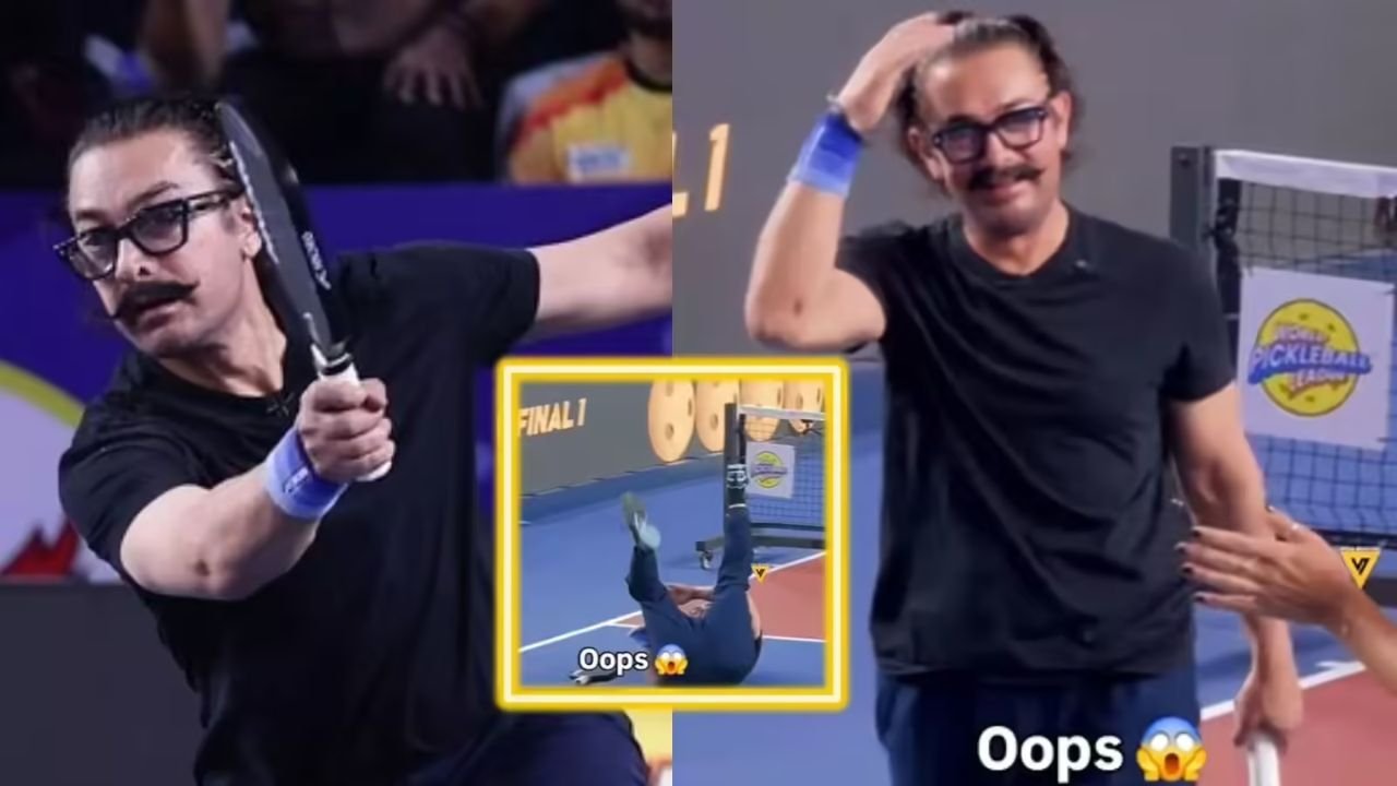 Aamir Khan’s Shocking Fall During Pickleball Match Leaves Fans Amazed at His Fitness