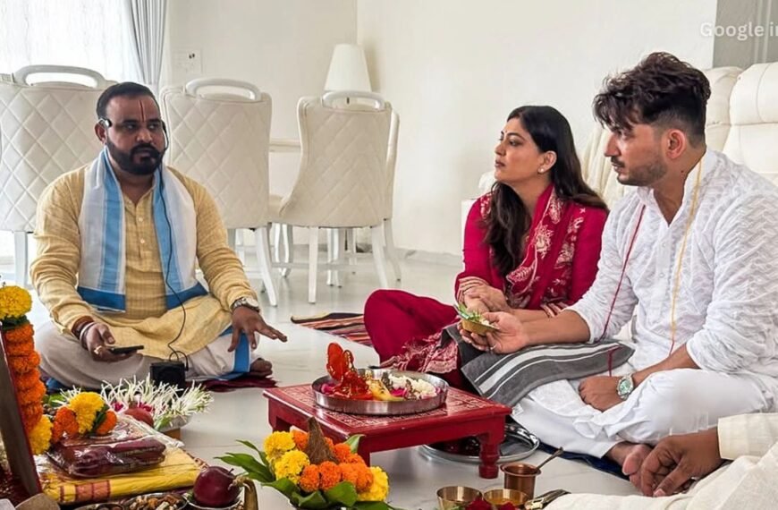 Arjun Bijlani Performs Griha Pravesh in His New Home; Glimpses of a White Theme and&hellip;