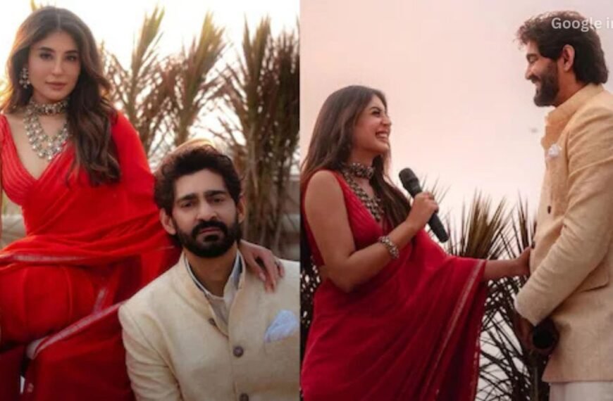 Kritika Kamra's red saree and Gaurav Kapoor's sherwani added glamour to the wedding