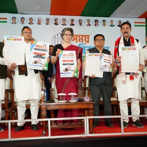 The recovery of pamphlets accusing the BJP government in Assam has caused a political uproar.