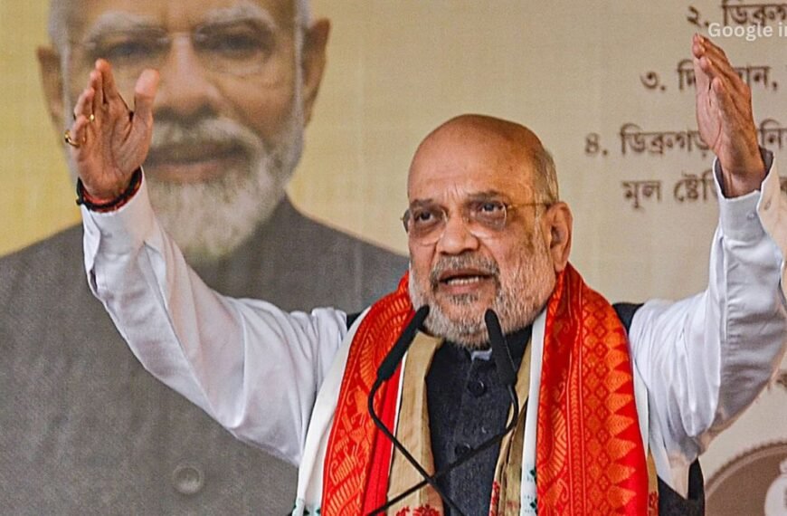 Amit Shah Promises End to Infiltration if NDA Wins Assam West Bengal and Tripura